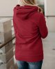 Women's Cowl Neck Hoodie Thermal Hooded Sweatshirts Loose Fit Fall Tops with Pockets