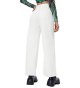 Women's Casual Loose High Waist Solid Straight Wide Leg Jeans